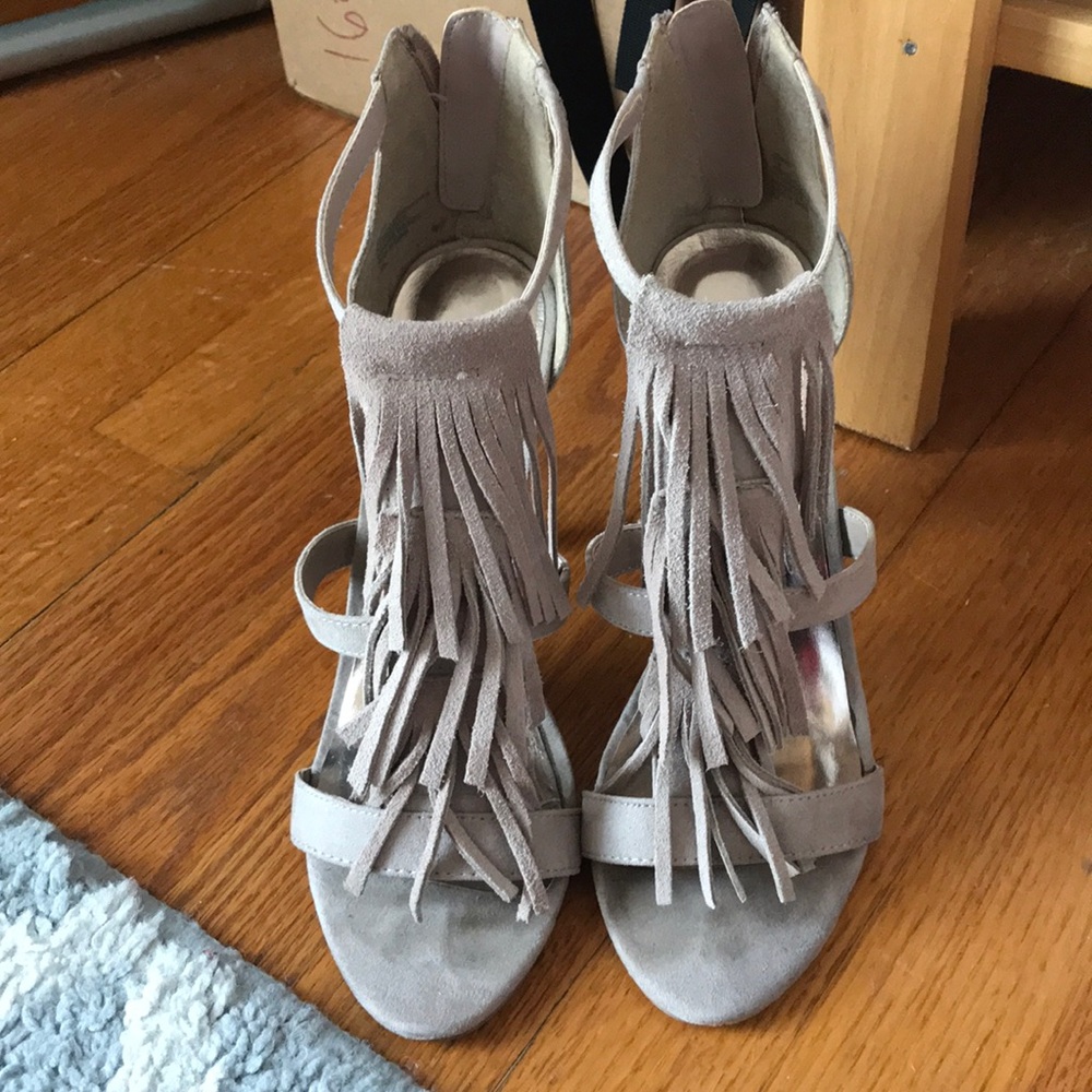 MADDEN GIRL FRINGE HEELS